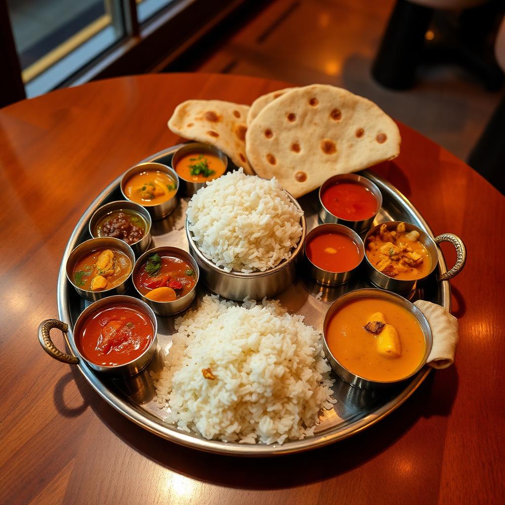 Indian thali
